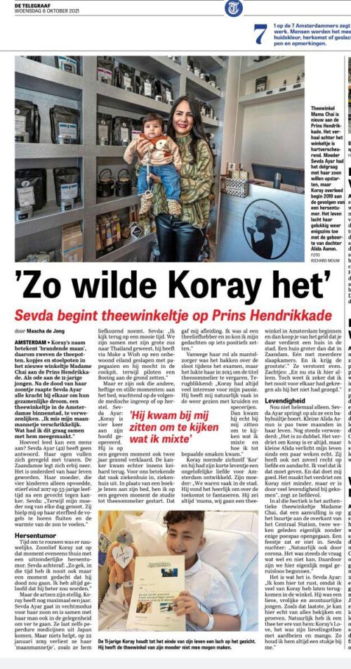 telegraaf artikel over madame chai
